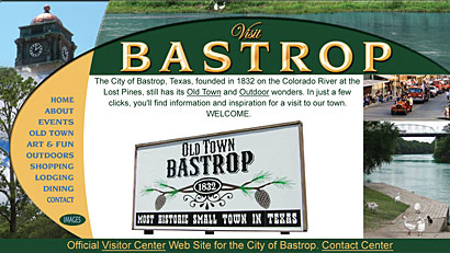 VisitBastrop.org: Official visitor center Web site for the City of Batrop, Texas.